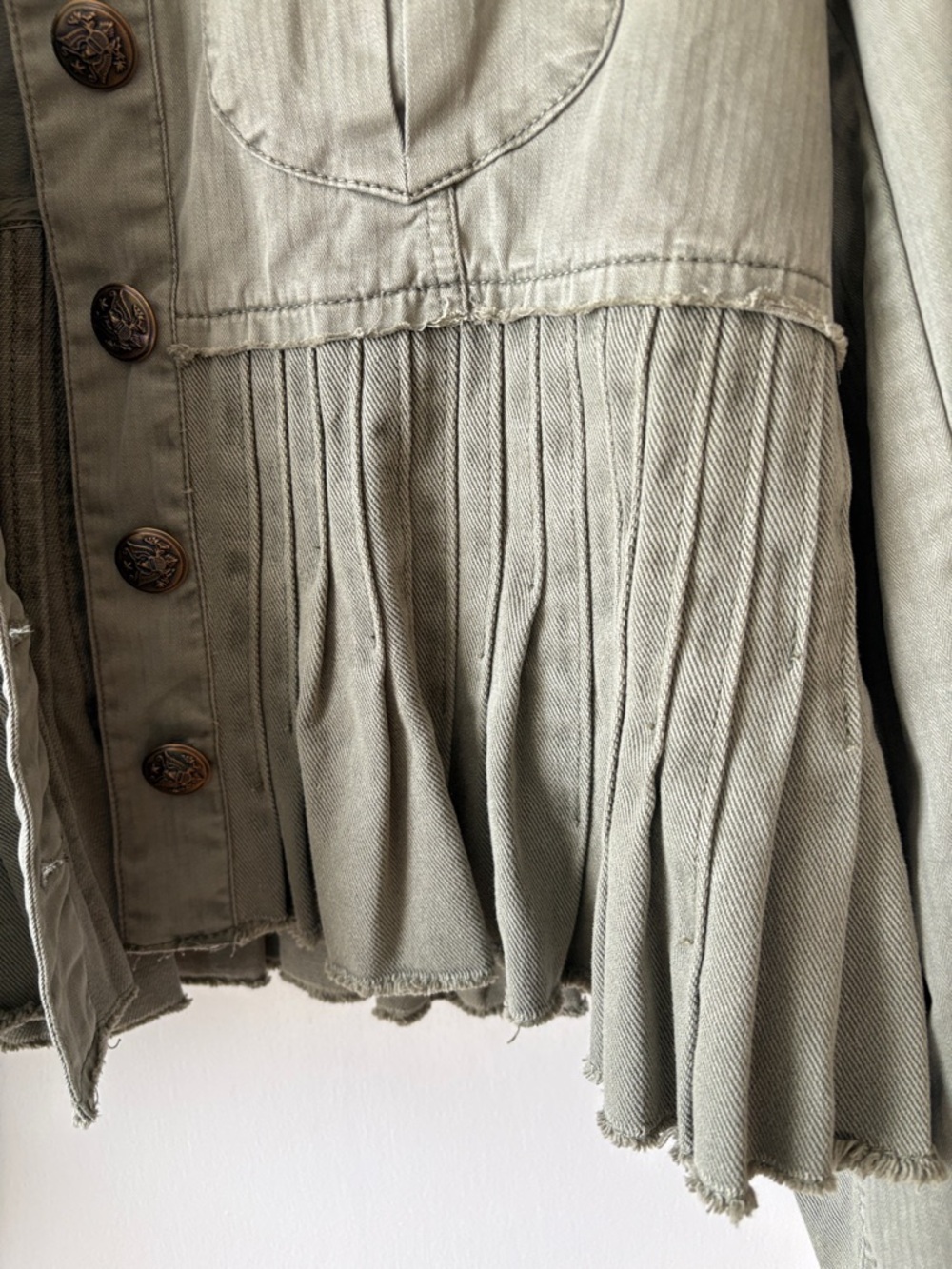 Free People Cassidy Utility Jacket S - Picture 7 of 12